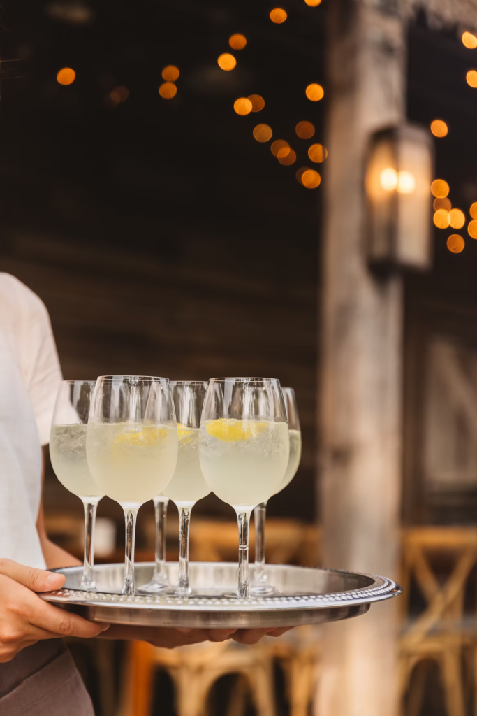 Cocktail hour at Terrain in Glen Mills, PA. Taken by Philadelphia wedding photographer Madison Neumann Photography.