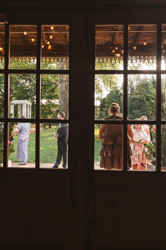 Cocktail hour at Terrain in Glen Mills, PA. Taken by Philadelphia wedding photographer Madison Neumann Photography.